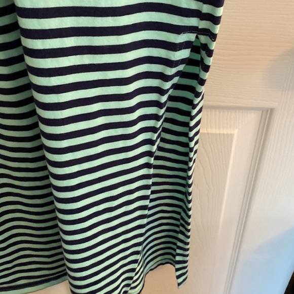 🆕 Sail to Sable Stripped Dress. Stretchy Fabric with Leg Slit Detail. NWOT - Picture 8 of 10